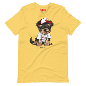 1335 Puppy Love Yellow Tee  (Adult)